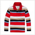 Striped Long Sleeve Polo Shirt for Kids - Polo Shirt - LeStyleParfait