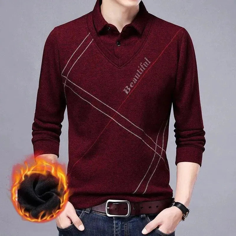 Striped Thick Men Polo Shirt - Polo Shirt - LeStyleParfait