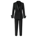 Ladies Tuxedo Pantsuit - Tuxedo Suit - LeStyleParfait