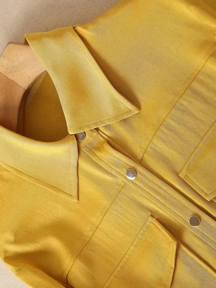 Stylish Women Gingham Skirt Set - Casual Skirt Set - LeStyleParfait