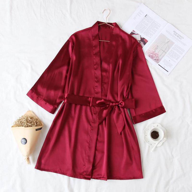 Summer Kimono Robe Sleepwear - Nightgown - LeStyleParfait