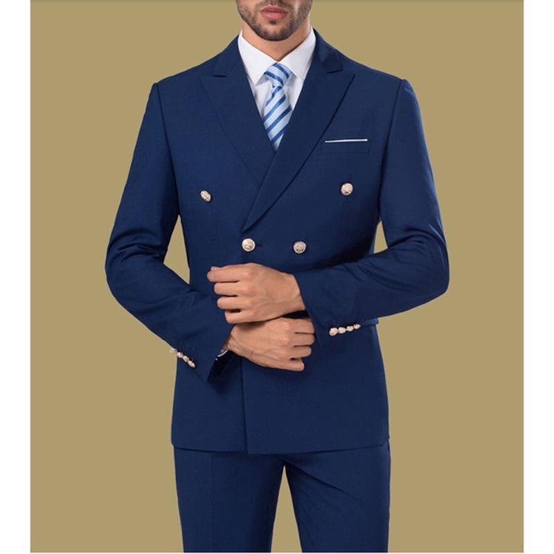 The Cube Double-Breasted 3 Piece Suit - Three Piece Suit - LeStyleParfait