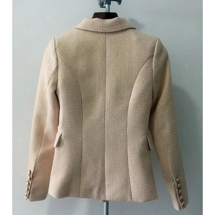 The Cypriana Blazer Women - Formal-Business - Plain-Solid - Tweed Blazer - LeStyleParfait