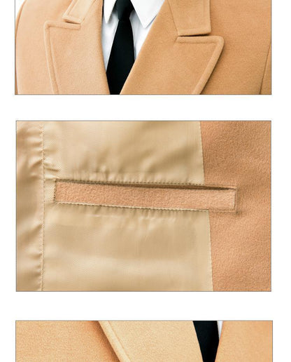 The Gentleman Wool Coat - Woolen Coat - LeStyleParfait
