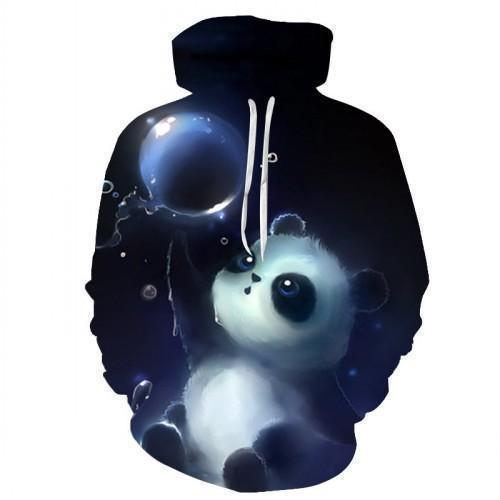 The Panda Print 3D Hoodie UNISEX - Unisex Hoodie - LeStyleParfait