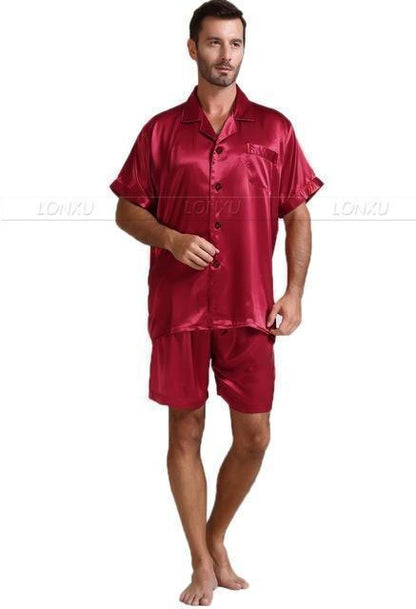 Till Morning Hour Men Pajama Set - Pajama Shorts Set - LeStyleParfait