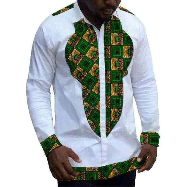 Tribe Vibes African Men Dashiki Top - African Shirt - LeStyleParfait