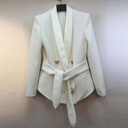 Tuxedo Blazer Jacket Women - Casual - Plain-Solid - Tuxedo Blazer - LeStyleParfait
