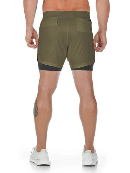 Two Piece Men Gym Shorts - Men's Shorts - LeStyleParfait
