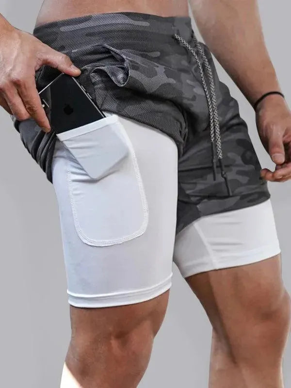 Two Piece Men Gym Shorts - Men's Shorts | LeStyleParfait-Men's Shorts