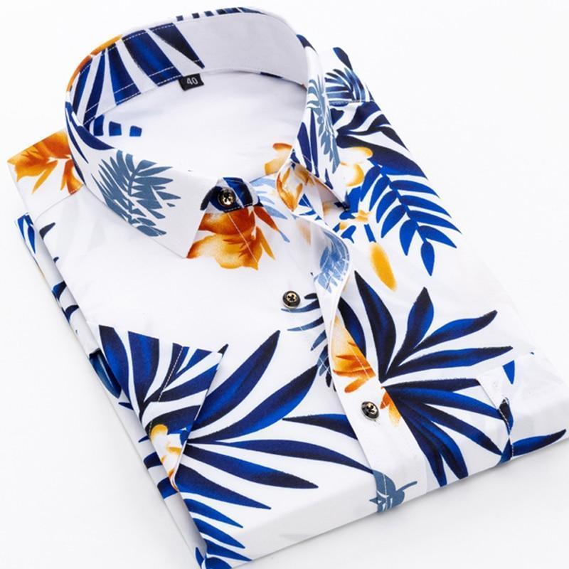 Vacay Floral Shirt For Men - Long Sleeve Shirt - LeStyleParfait