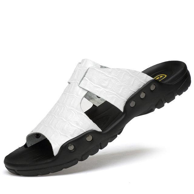 Valston Leather Sandal Shoes - Sandals - LeStyleParfait
