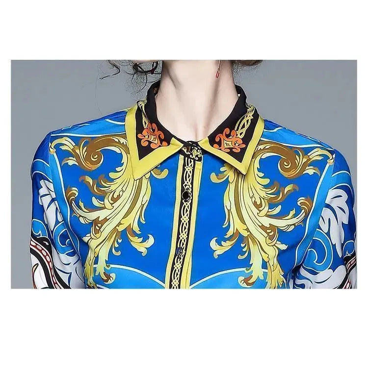 Vintage Poplin Floral Shirt - Women's Shirt - LeStyleParfait