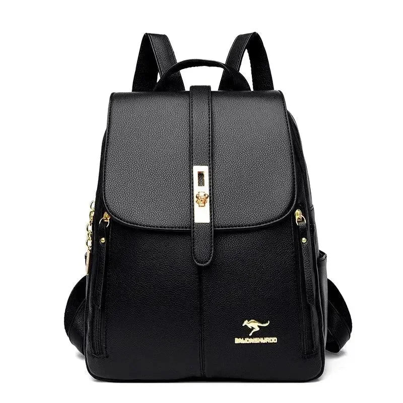 Vintage Style Luxury Leather Women's Backpack - Backpack - LeStyleParfait