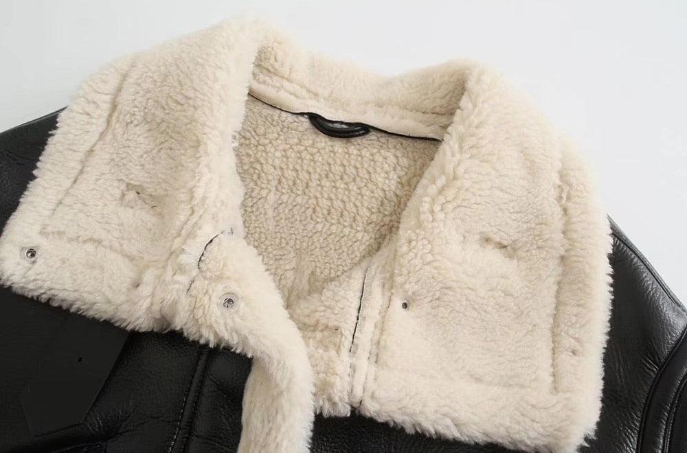 Vintage Winter Leather Jackets For Women - Leather Jacket - LeStyleParfait