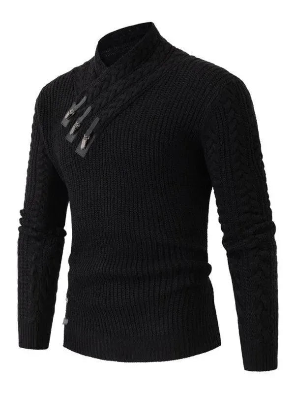 Warm Men Turtleneck Pullover Sweater - Pullover Sweater - LeStyleParfait