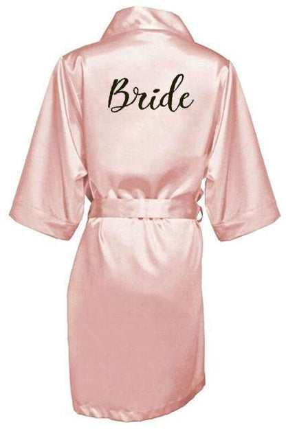 Wedding Nightgowns - Letter Print Robe - Nightgown - LeStyleParfait