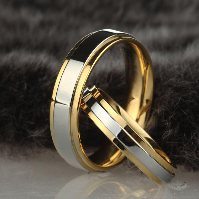 Wedding Ring - Silver Gold - Rings - LeStyleParfait