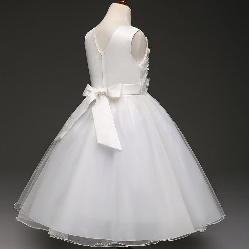 White Baptism Wedding Dress For Girls - Girls Dresses - LeStyleParfait