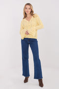 Women Boho Cardigan Sweater Openwork Knit-Women's Sweater-LeStyleParfait
