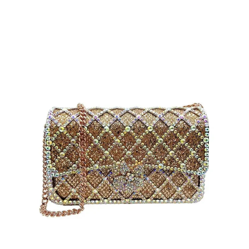 Women Diamond Checkered Crossbody Bag - Crossbody Bag - LeStyleParfait