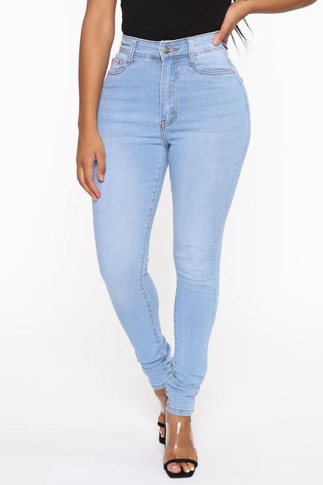 Women High Waist Skinny Jeans - Women Jeans - LeStyleParfait