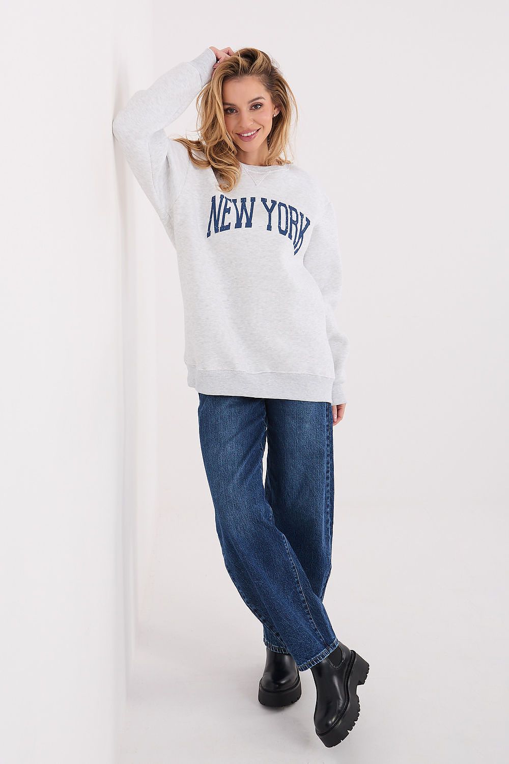 Women Loose Printed Sweatshirt Trend Style-Women Sweatshirt-LeStyleParfait