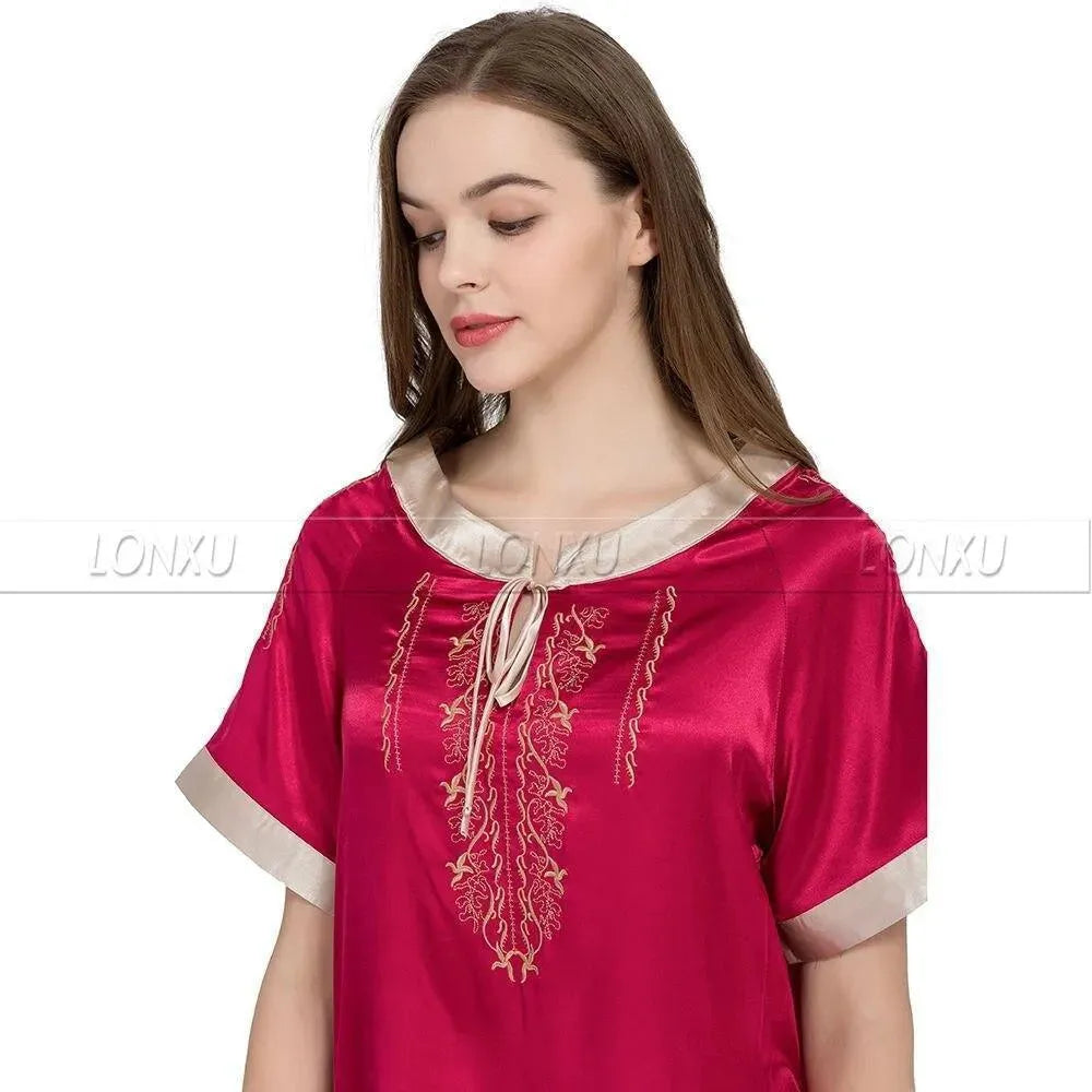 Women Nightdress, Silk - Nightdress - LeStyleParfait