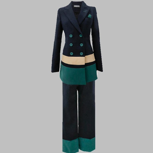 Women Patchwork Business Pantsuit - Women Pant Suit - LeStyleParfait