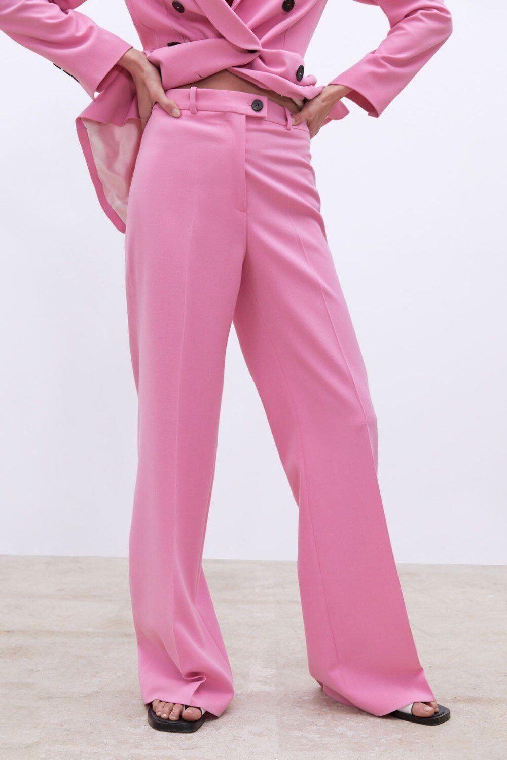 Women Pink Pantsuits - Women Pant Suit - LeStyleParfait