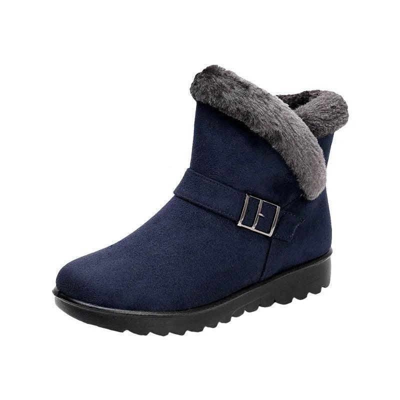 Women Plush Snow Boots - Ankle Boots - LeStyleParfait