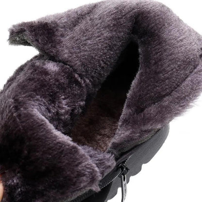Women Plush Snow Boots - Ankle Boots - LeStyleParfait