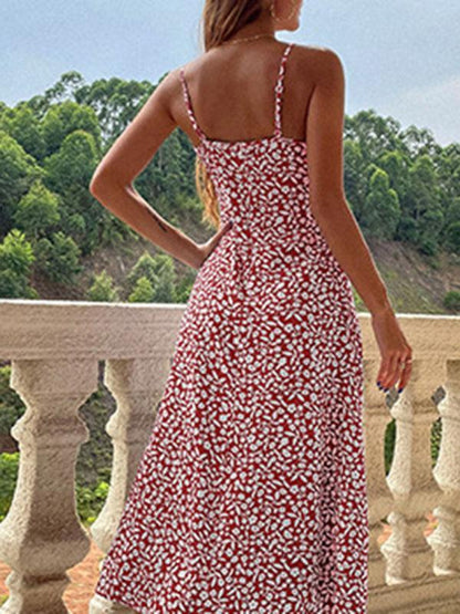 Women Printed Sun Dress - Dress - LeStyleParfait