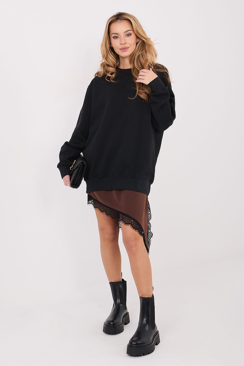 Women Relaxed Plain-Solid Plain Sweatshirt Essential Style-Women Sweatshirt-LeStyleParfait