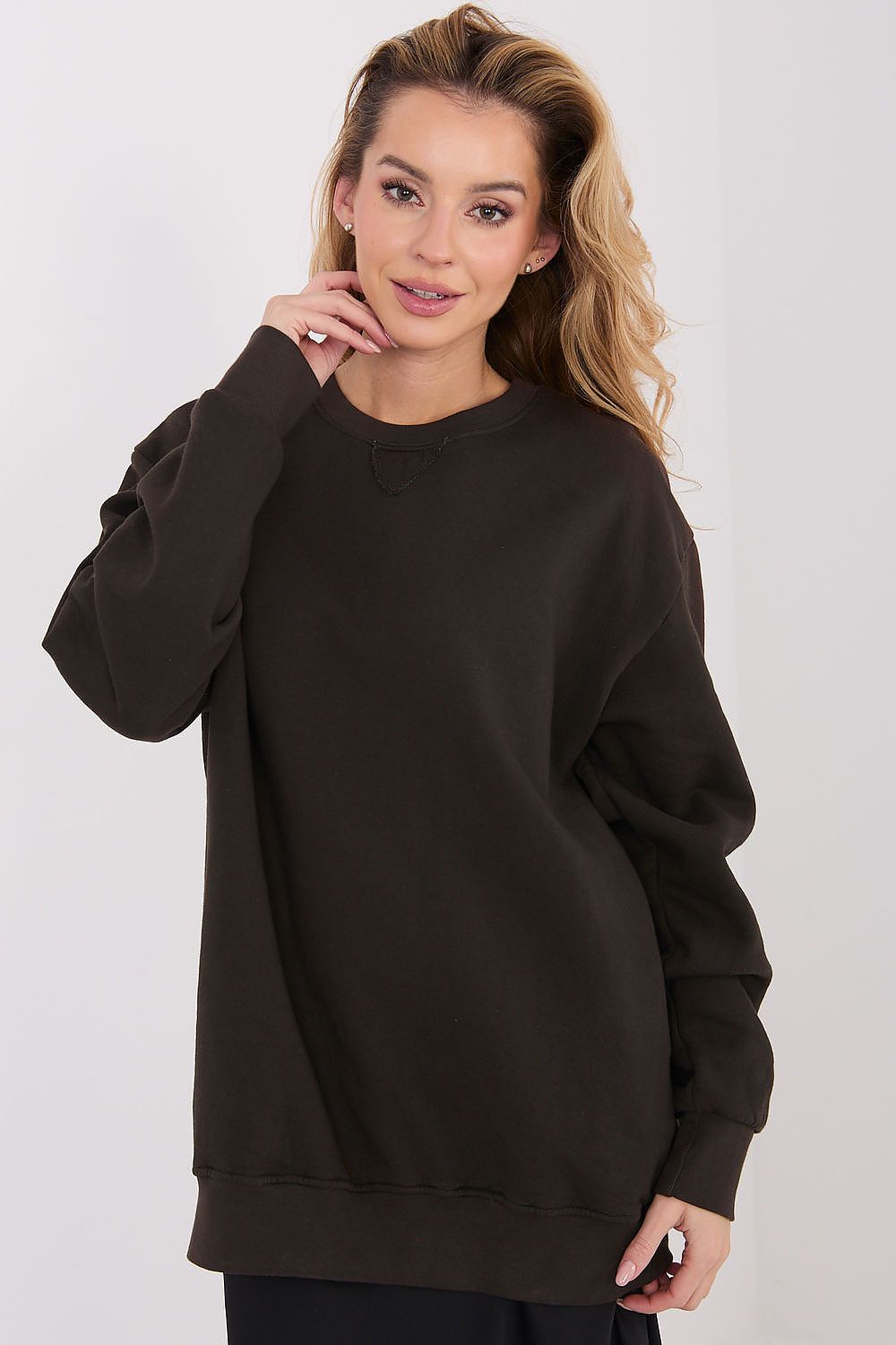 Women Relaxed Plain-Solid Plain Sweatshirt Essential Style-Women Sweatshirt-LeStyleParfait