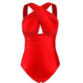 Women Tropical Floral One Piece Swimsuit