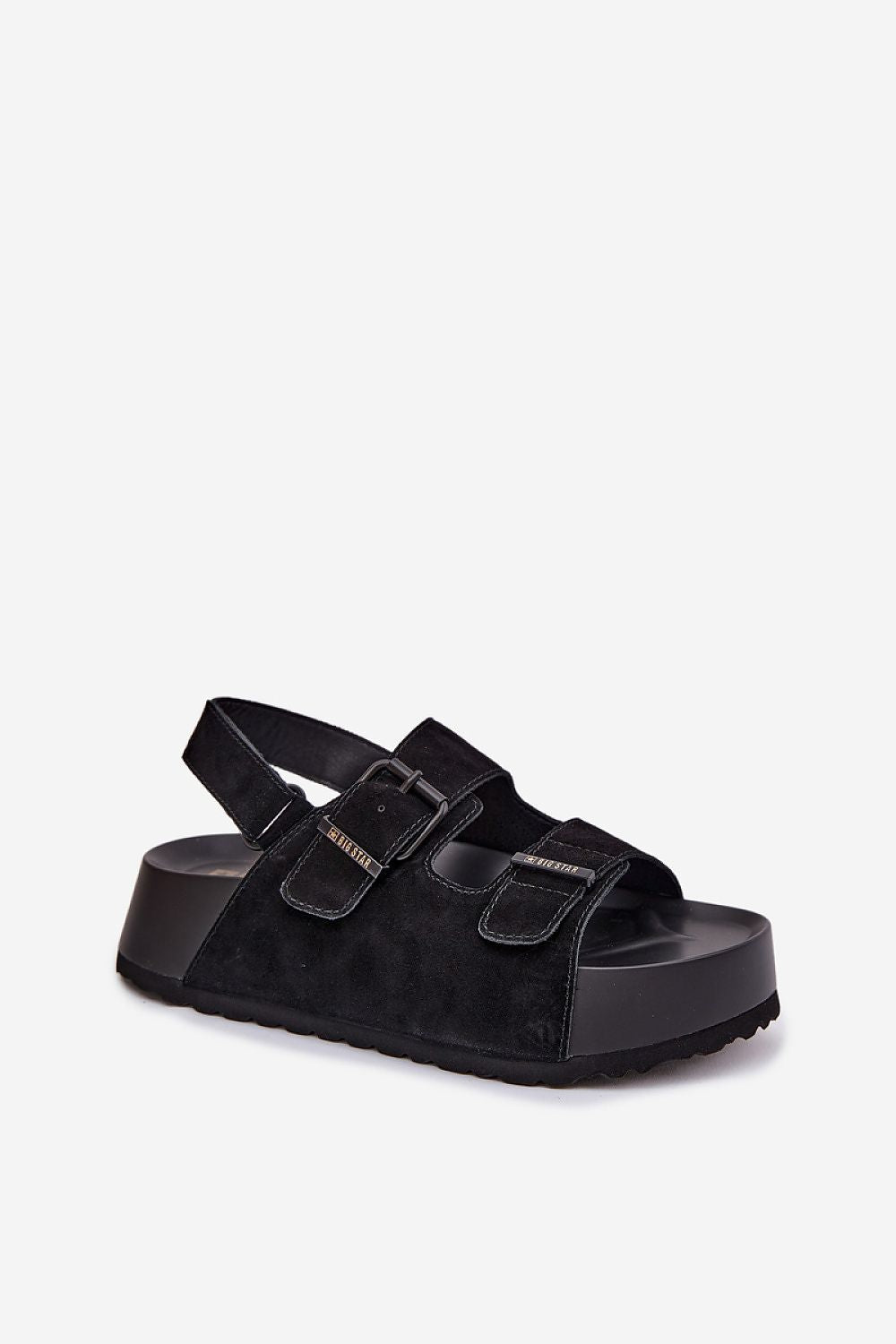 Women’s Adjustable Platform Buckle Sandals-Women's Sandals-LeStyleParfait