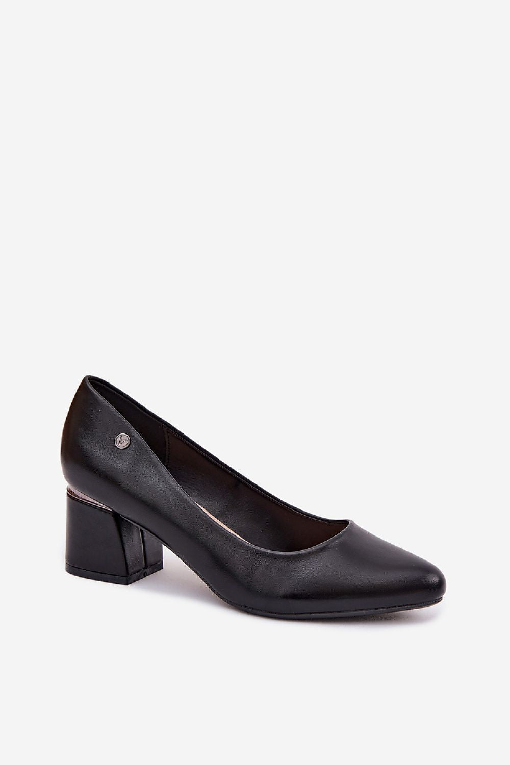Women's Almond Toe Mid Block Heel Pumps-Pumps Shoes-LeStyleParfait