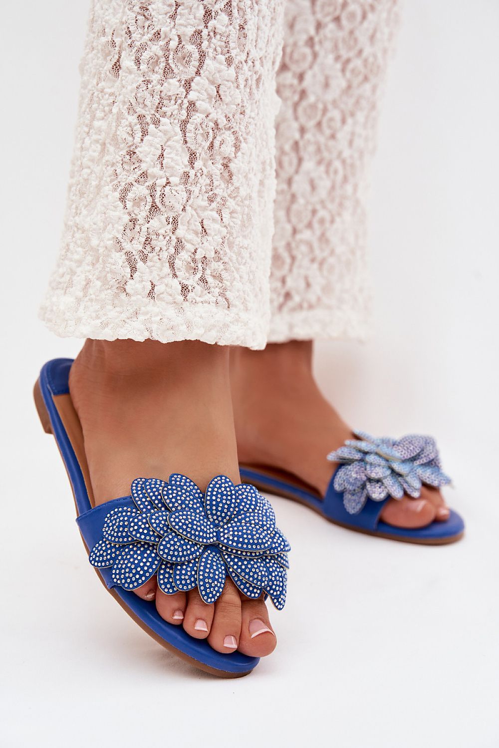 Women’s Beaded Flat Sandals-Women's Sandals-LeStyleParfait