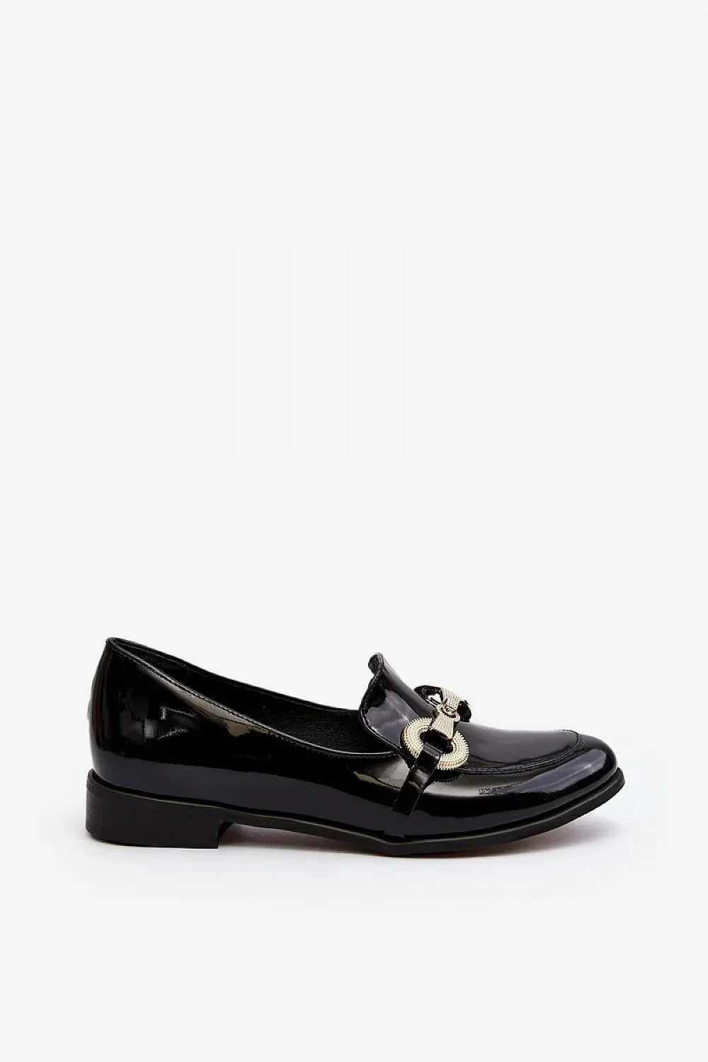 Women’s black leather horsebit moccasin loafers, elegant slip on women’s horsebit loafers for office outfits