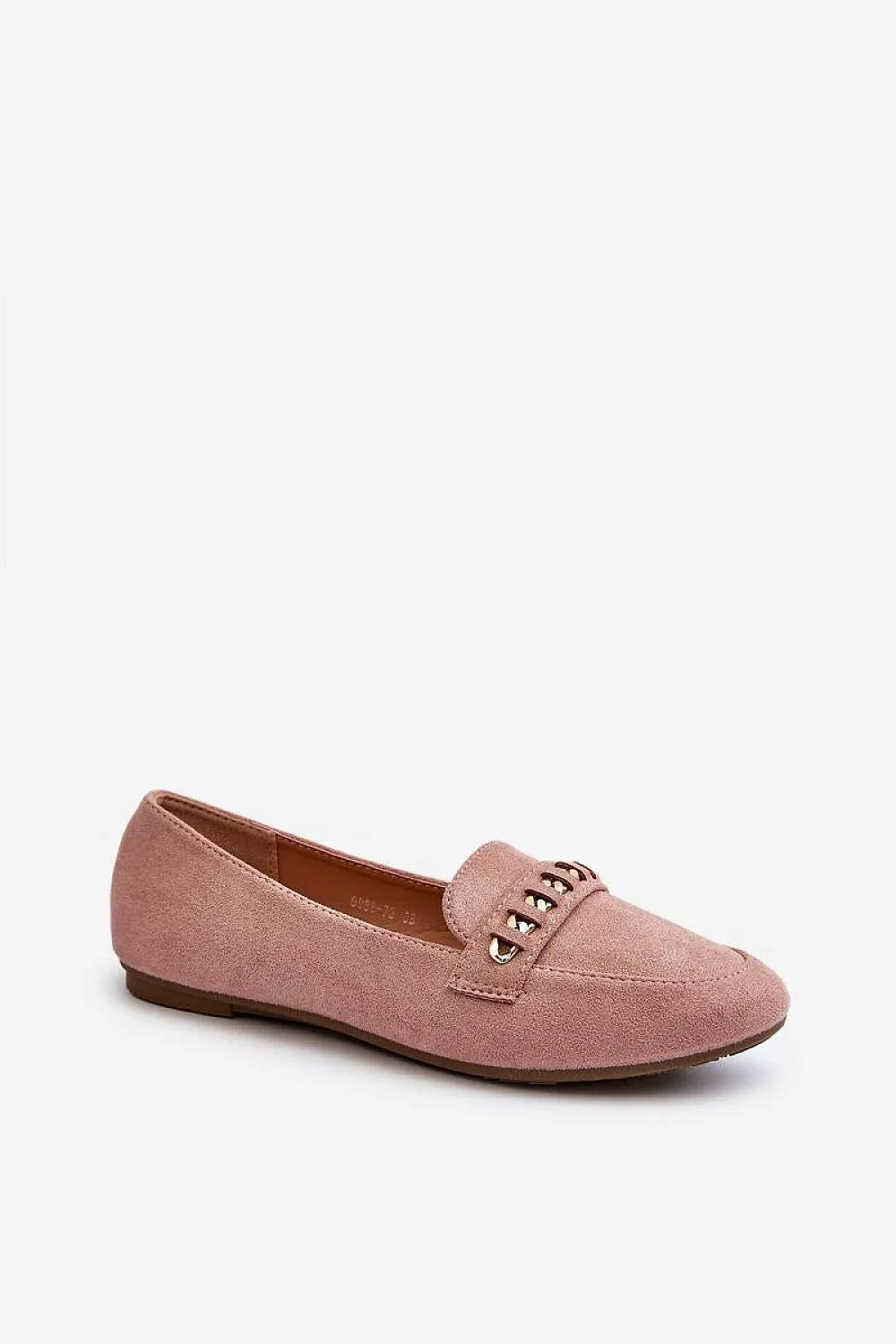 Women’s eco suede chain detail moccasin loafers, vegan women’s moccasin loafers for chic spring–summer looks