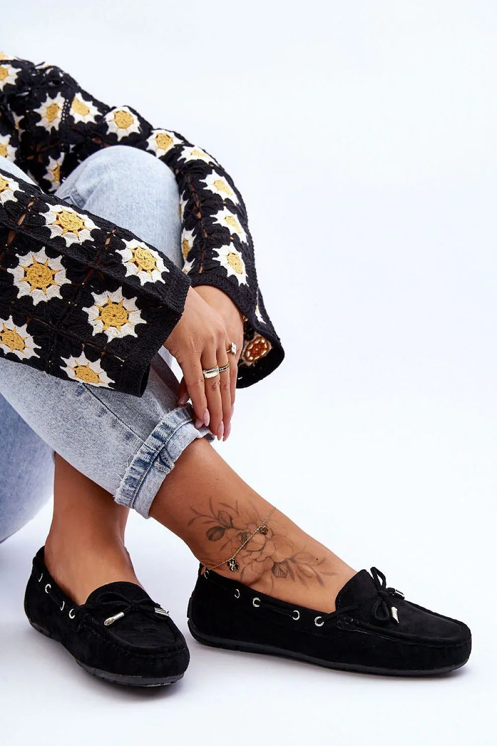 Women’s beige eco suede driving moccasin loafers, non slip flat women’s driving shoes for all season wear