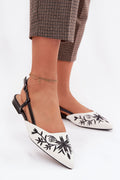Women’s Embroidered Flat Sandals-Women's Sandals-LeStyleParfait