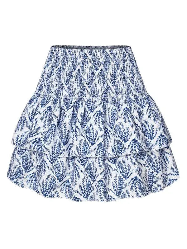 LeStyleParfait Women Skirts Ladies Sexy Pleated Skirt, Mini Skirt Floral Elastic Waist-Floral Pleated Skirt