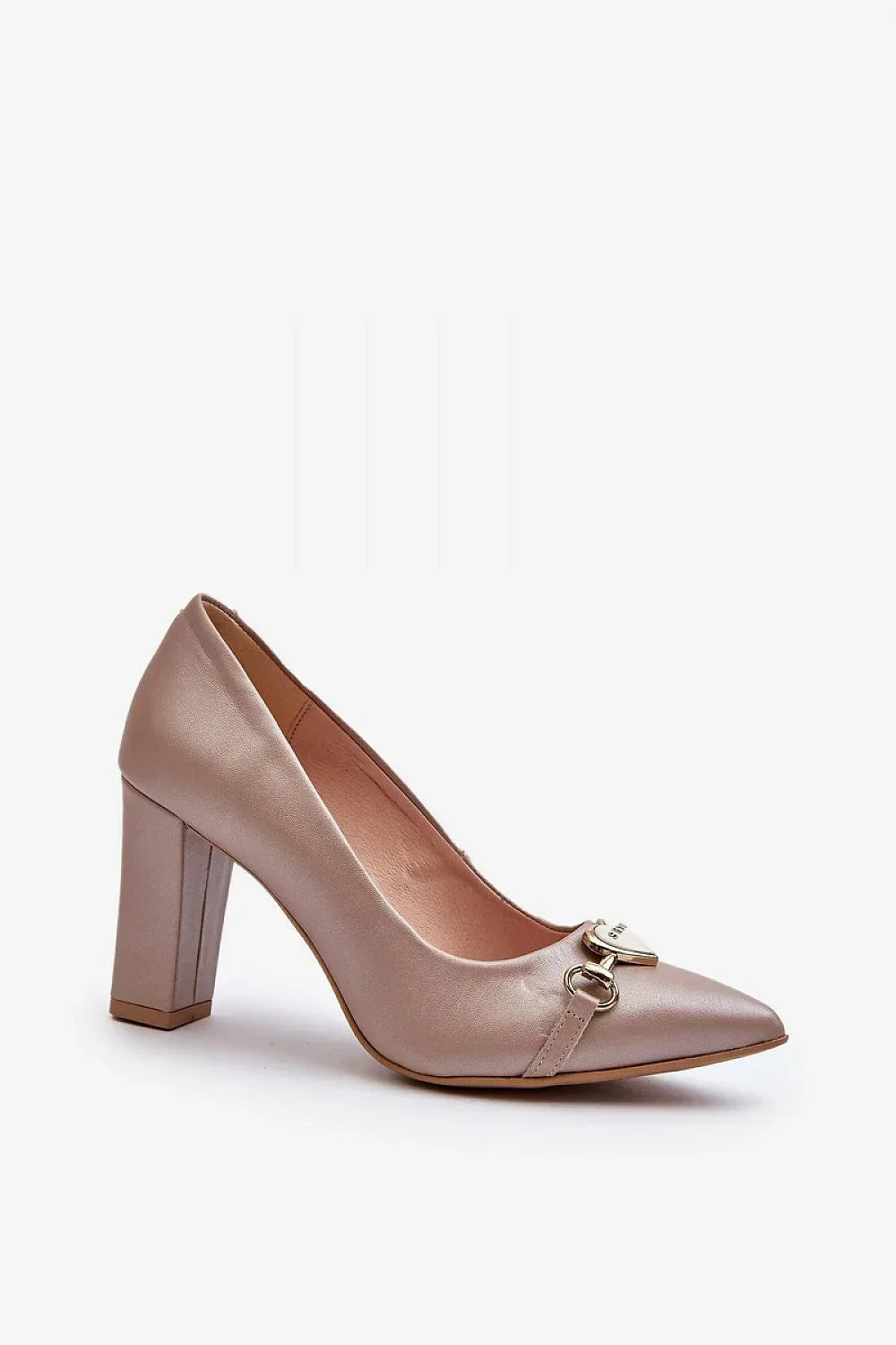 Women's Formal Pointed Toe Block Heel Pumps-Pumps Shoes-LeStyleParfait