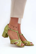 Women’s Genuine Leather Wedding Sandals-Women's Sandals-LeStyleParfait