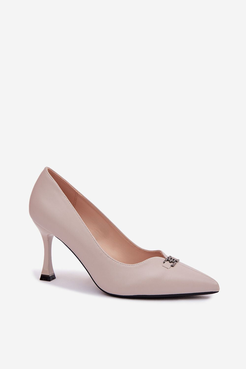 Women's Grey Pointed Toe High Heel Pumps-Pumps Shoes-LeStyleParfait