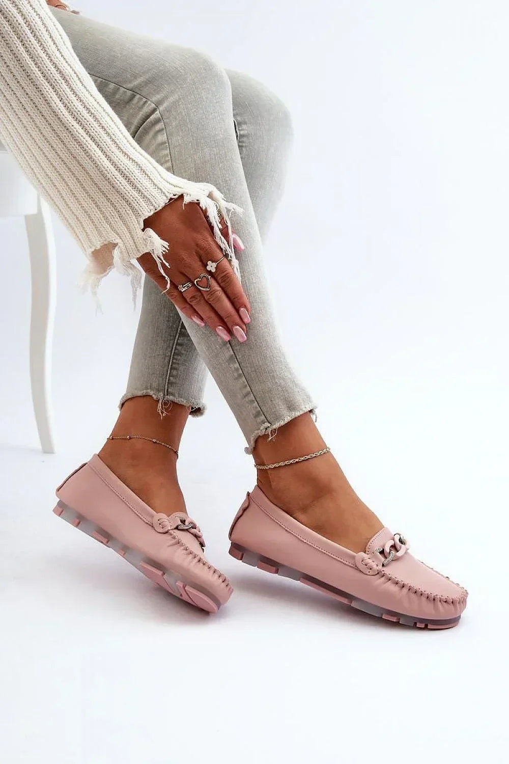 Women’s leather driving moccasin loafers, lightweight women’s driving shoes from Women’s Driving Shoes