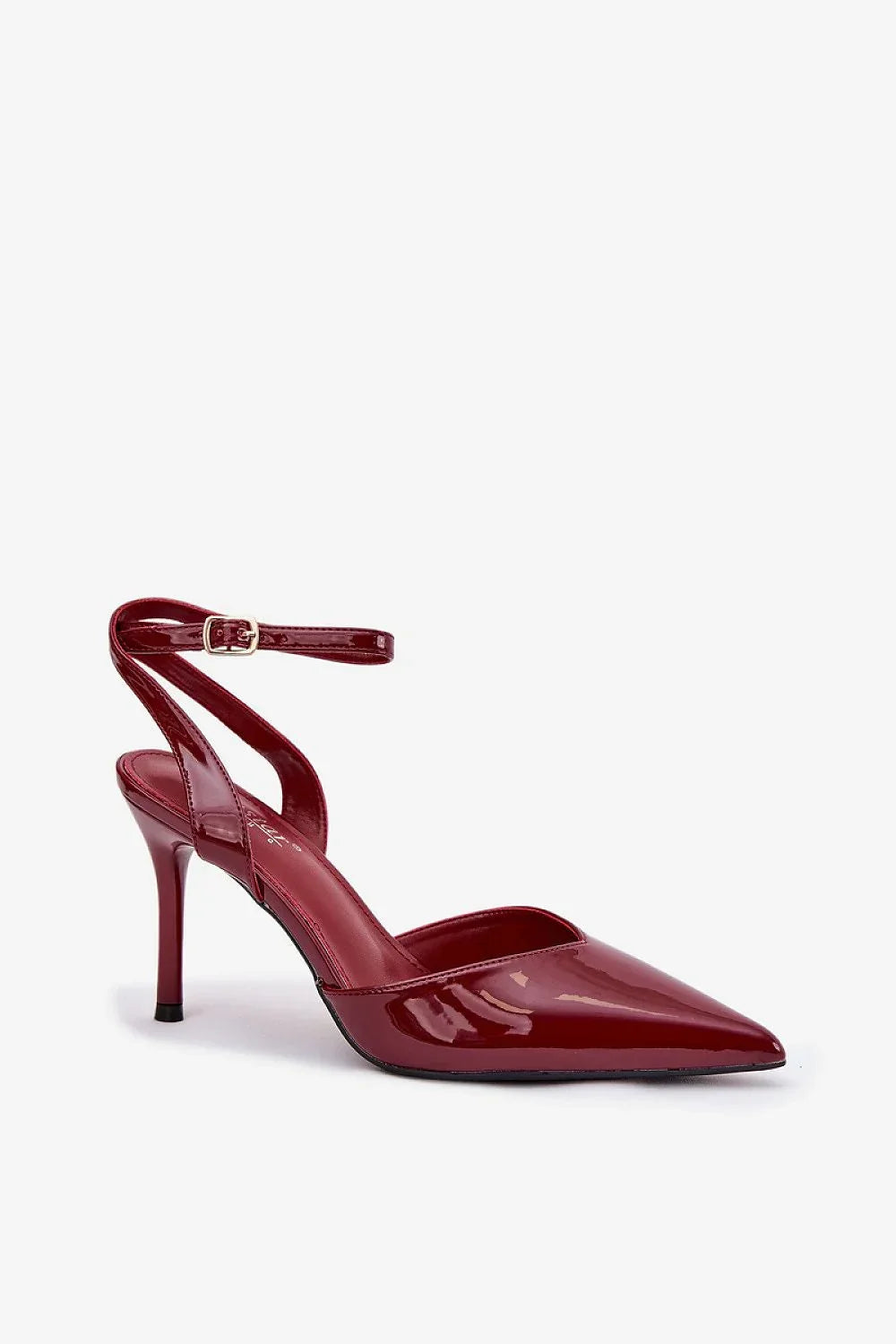 Women's Patent Pointed Toe Slingback Stiletto Pumps-Pumps Shoes-LeStyleParfait