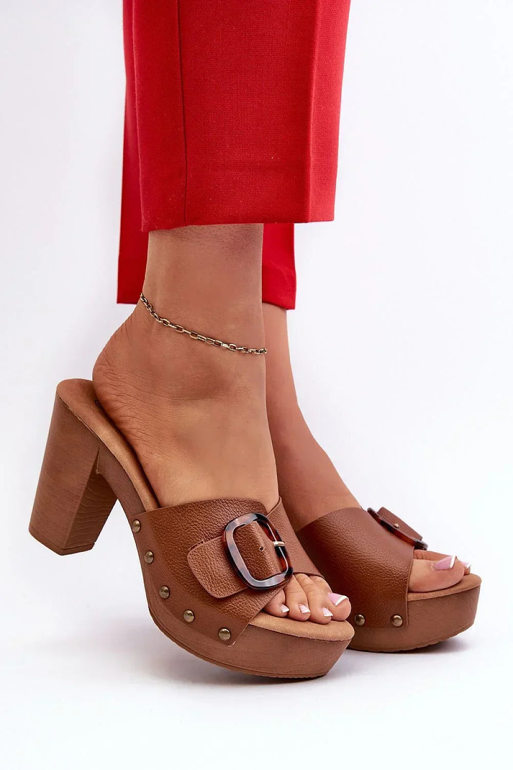 Women’s Platform Block Heel Sandals-Women's Sandals-LeStyleParfait